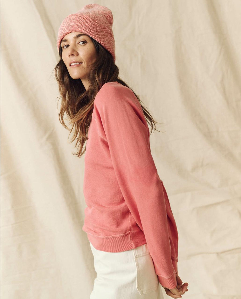 The Great. Accessories | The Beanie. Persimmon Stripe - Women