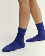 The Great. Accessories | The Cashmere Sock. Bright Blue - Women