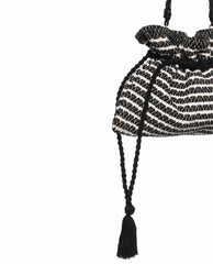 The Great. Accessories | The Cinched Bag. Black And Cream - Women