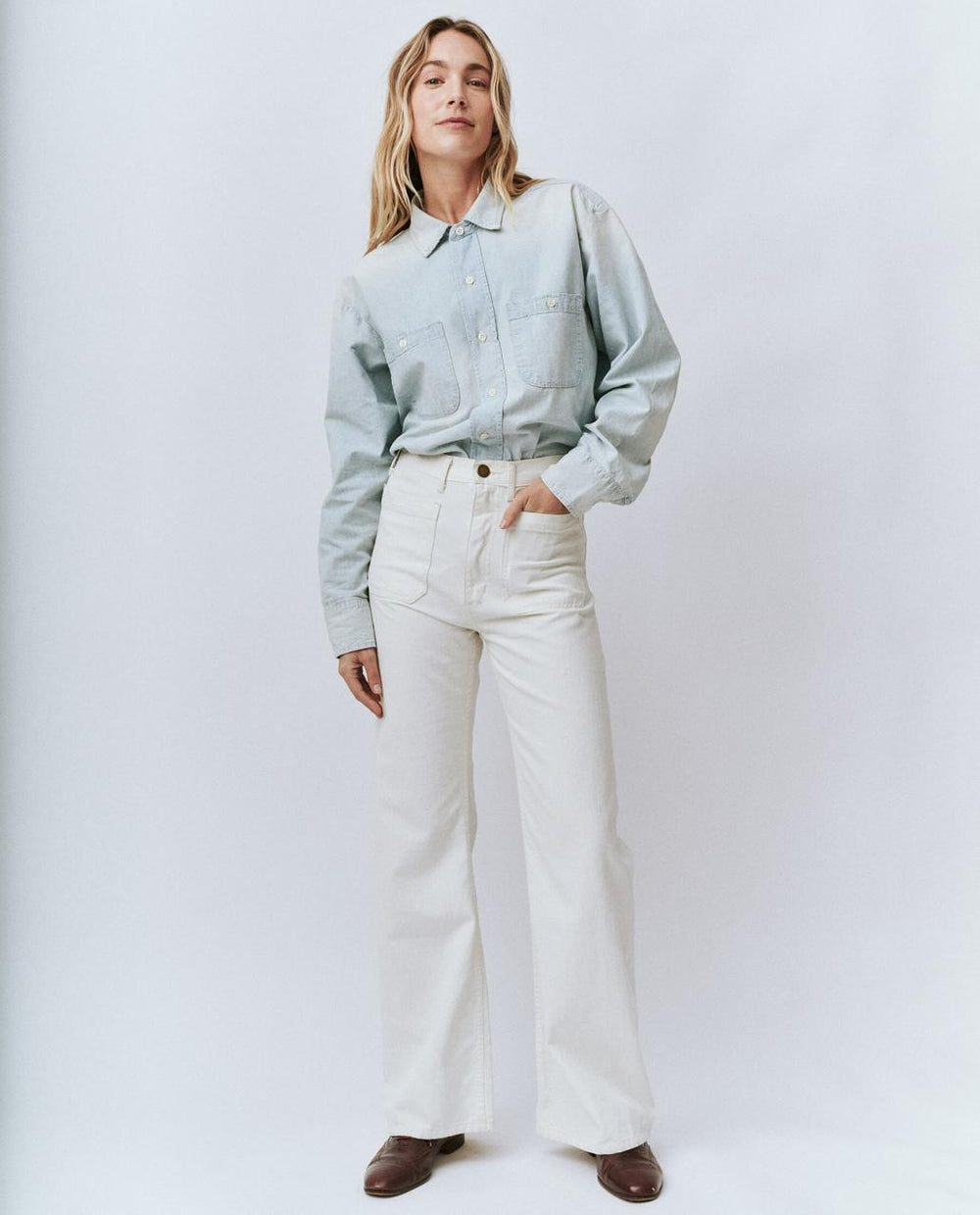 The Great. Denim | The Dock Jean. Natural Hemp - Women