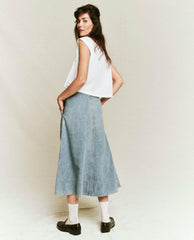 The Great. Denim | The Field Skirt. Misty Wash - Women