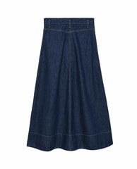 The Great. Denim | The Field Skirt. Rinse Wash - Women