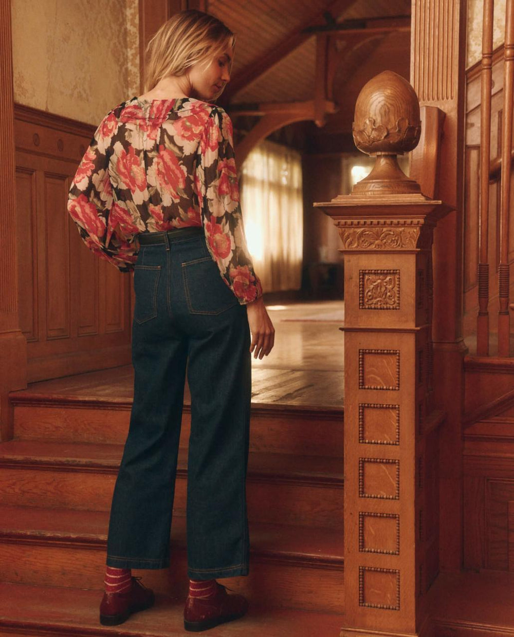 The Great. Denim | The Painter Pant. Rinse Wash - Women