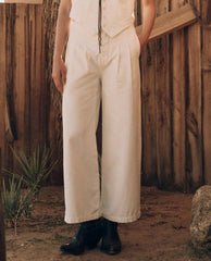The Great. Denim | The Sculpted Trouser. Natural Hemp - Women