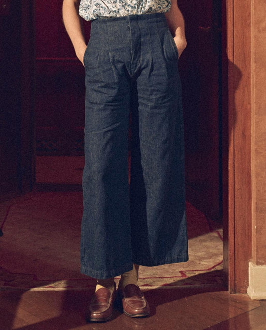 The Great. Denim | The Sculpted Trouser. Rinse Wash - Women