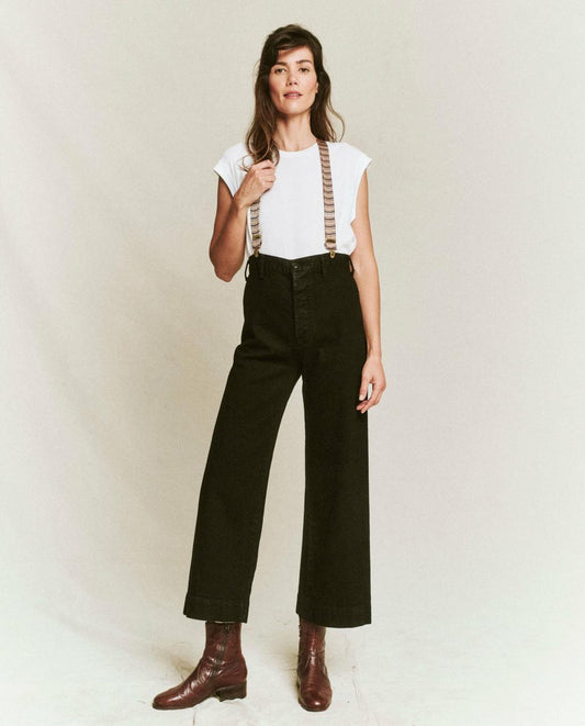 The Great. Denim | The Seafair Jean. Black - Women