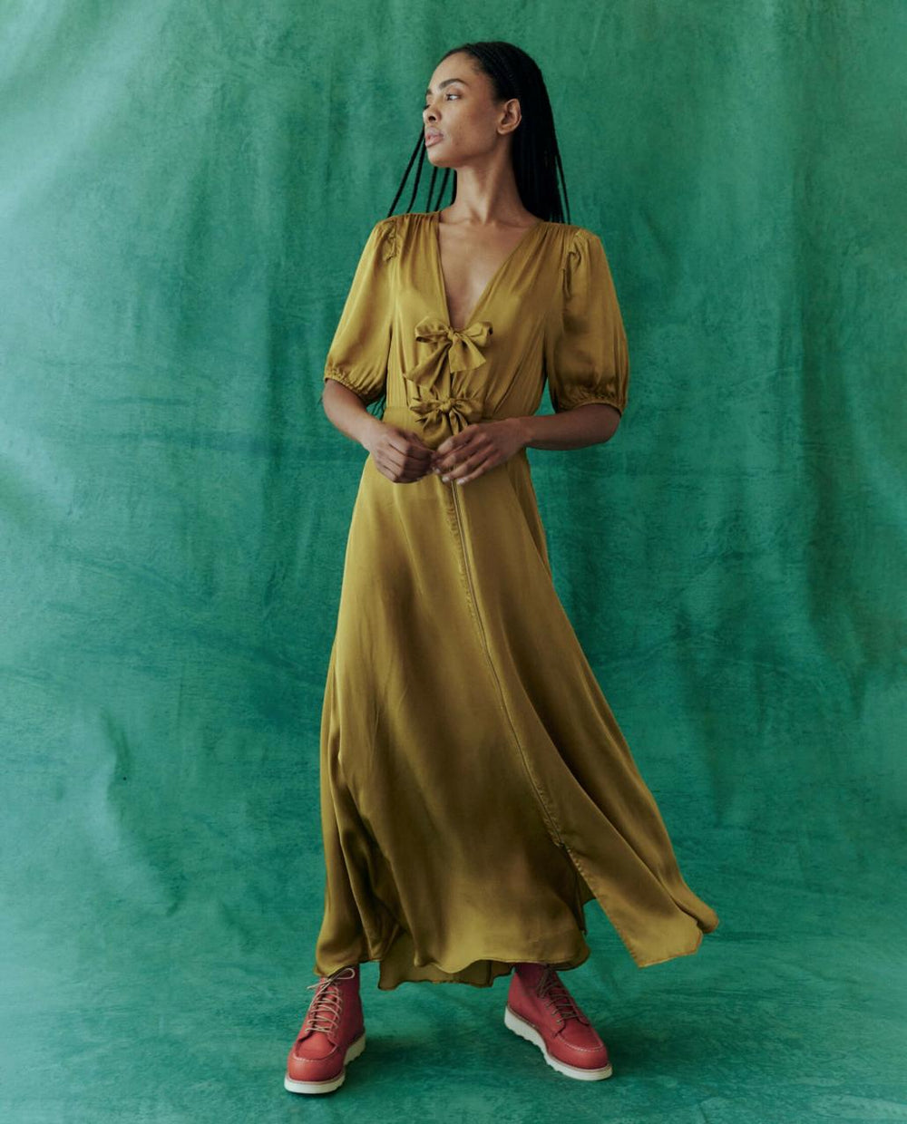 The Great. Dresses | The Gilded Dress. Gold Leaf - Women