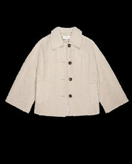 The Great. Jackets & Outerwear | The Cropped Plush Car Coat. Malt - Women