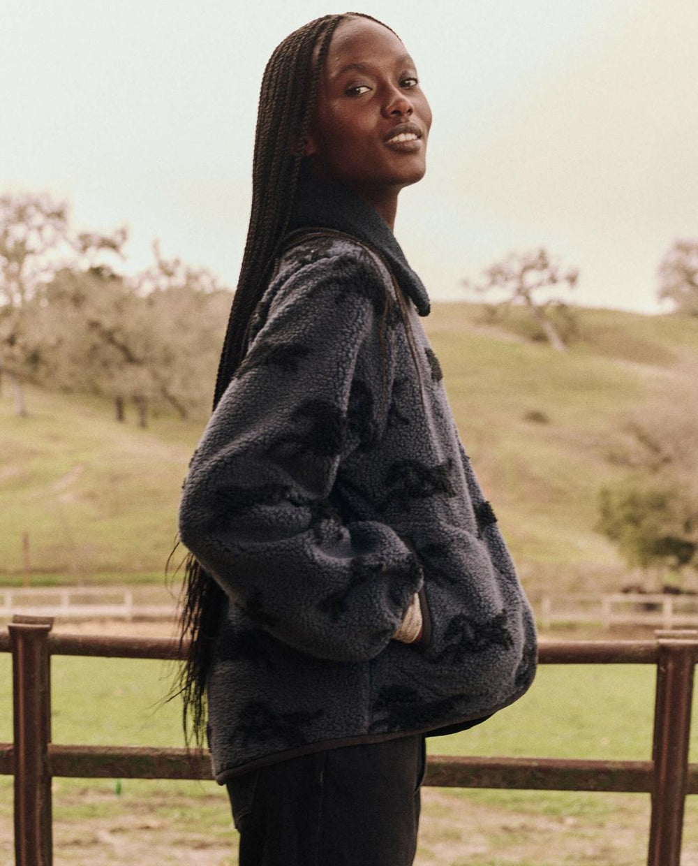 The Great. Jackets & Outerwear | The Pasture Jacket. Blue Grass - Women