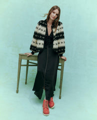 The Great. Jackets & Outerwear | The Plush Bomber. Black Geo - Women