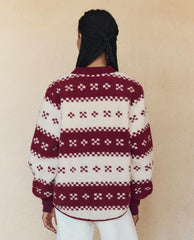 The Great. Jackets & Outerwear | The Plush Bomber. Bordeaux Geo - Women