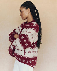 The Great. Jackets & Outerwear | The Plush Bomber. Bordeaux Geo - Women