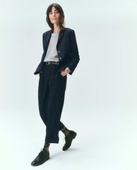 The Great. Jackets & Outerwear | The Shrunken Blazer. Navy Pin Stripe - Women