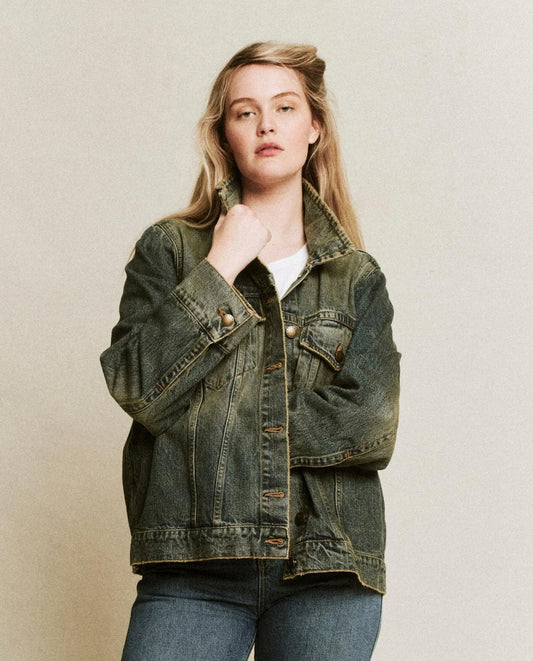 The Great. Jackets & Outerwear | The Slouchy Jean Jacket. Cargo Wash - Women