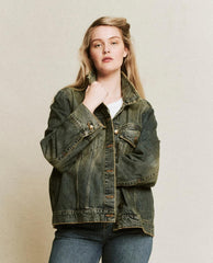The Great. Jackets & Outerwear | The Slouchy Jean Jacket. Cargo Wash - Women
