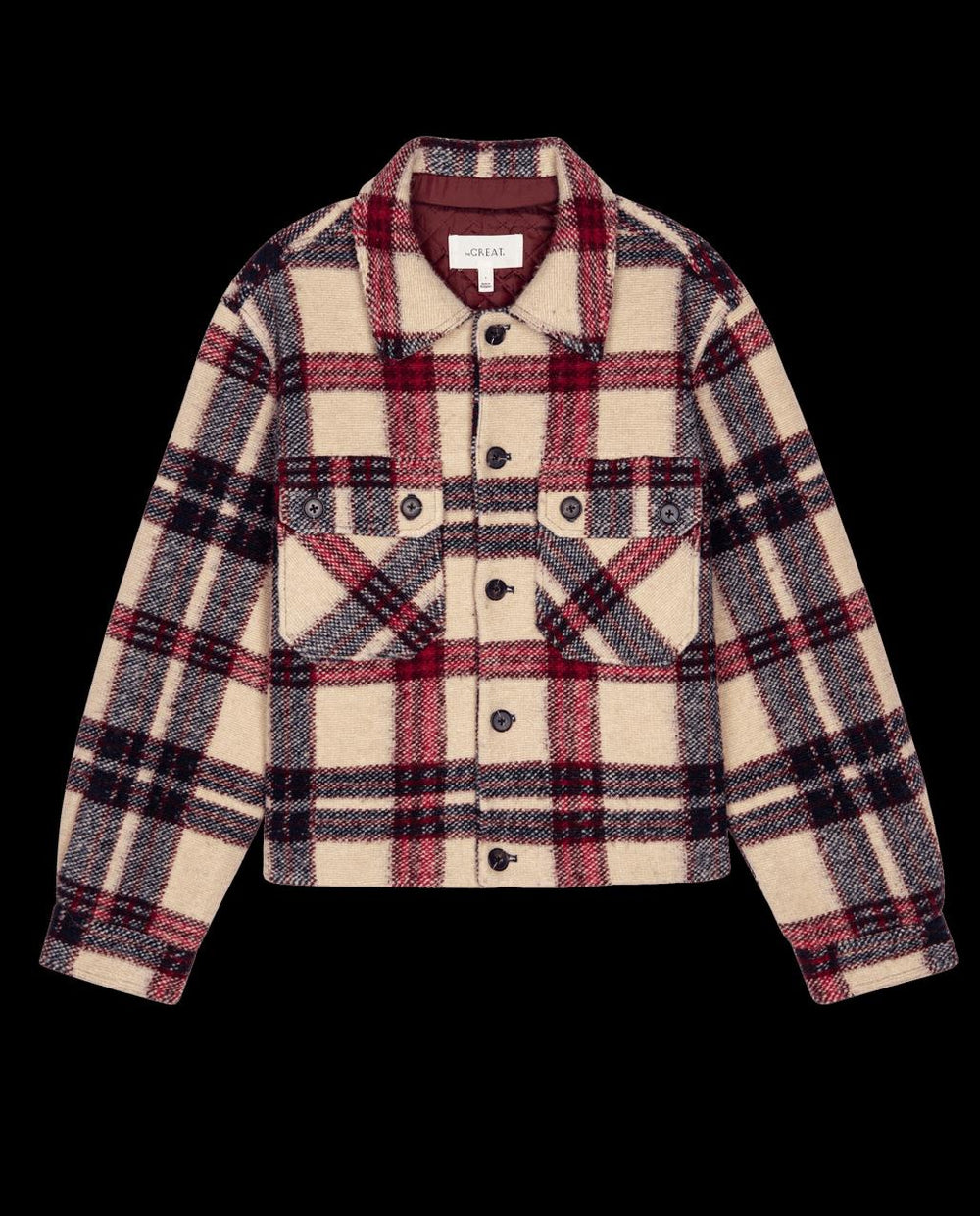 The Great. Jackets & Outerwear | The Smith Jacket. Larkspur Plaid - Women