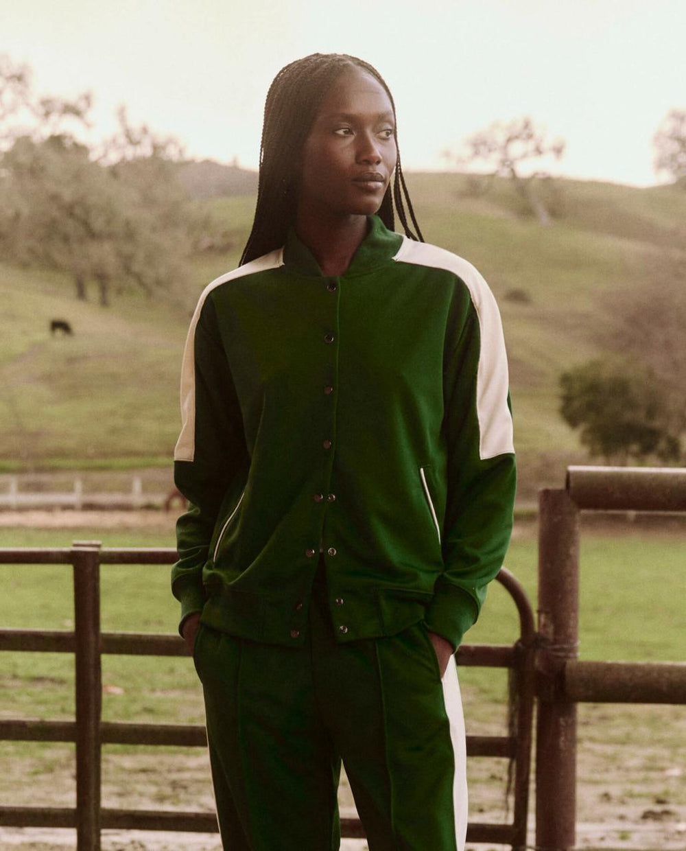 The Great. Jackets & Outerwear | The Track Jacket. Clover - Women