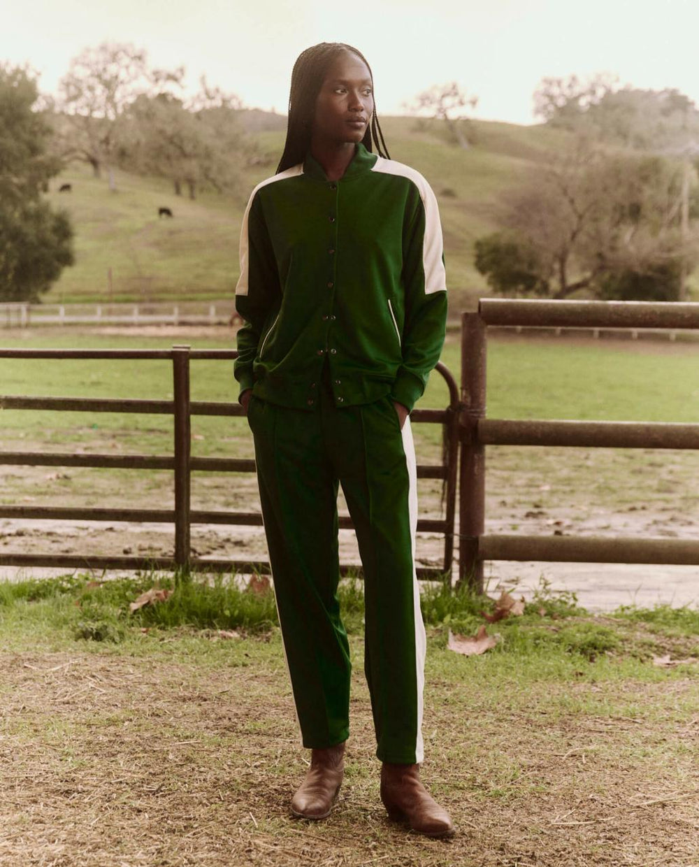 The Great. Jackets & Outerwear | The Track Jacket. Clover - Women