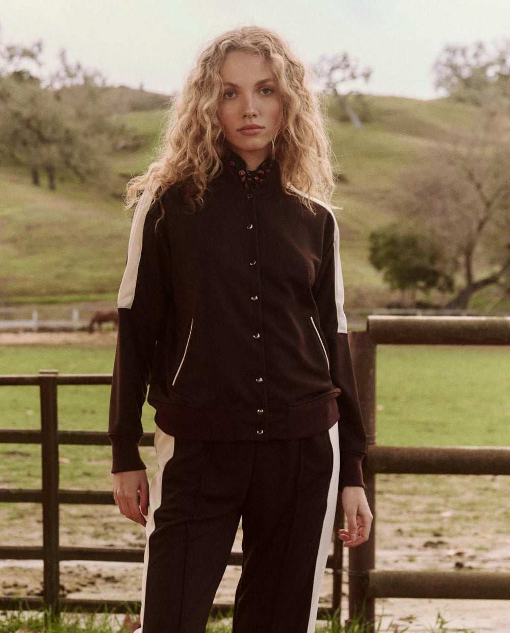 The Great. Jackets & Outerwear | The Track Jacket. Driftwood - Women