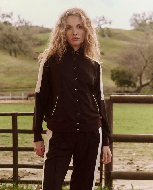 The Great. Jackets & Outerwear | The Track Jacket. Driftwood - Women