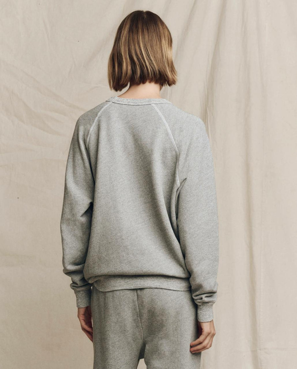 The Great. Novelty Tees & Sweats | The College Sweatshirt. Graphic Varsity Grey With Hannukah Graphic - Women