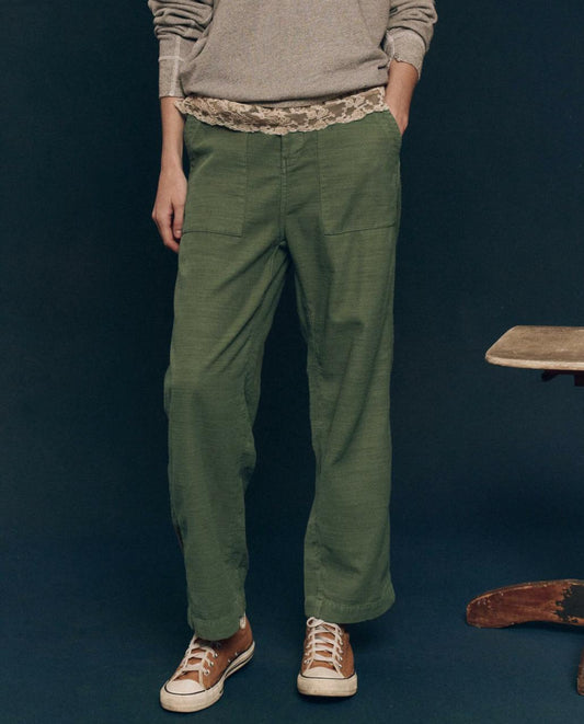 The Great. Pants | The Admiral Pant. Classic Army - Women