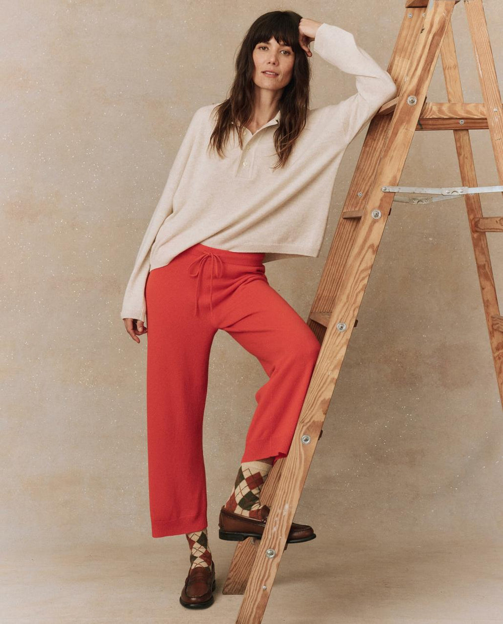 The Great. Pants | The Cashmere Lantern Pant. Ember - Women