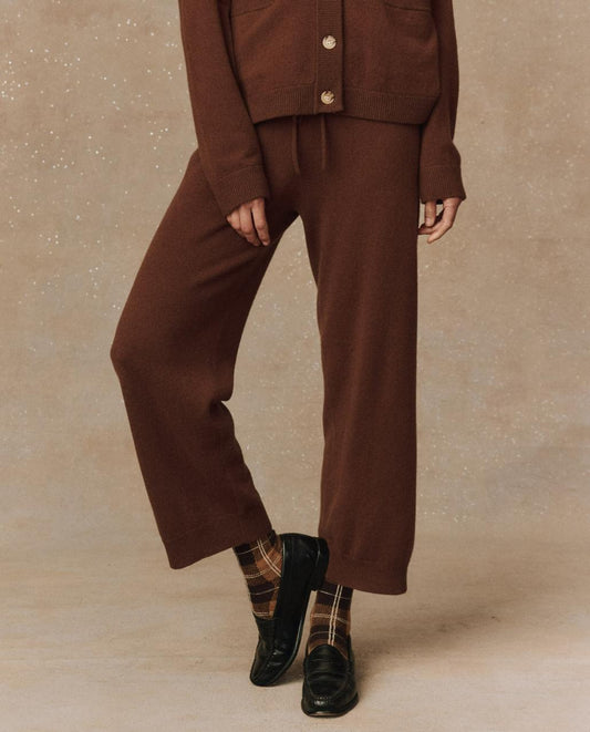 The Great. Pants | The Cashmere Lantern Pant. Santal - Women