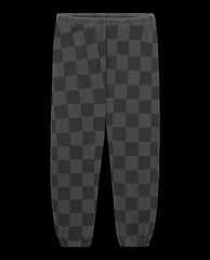 The Great. Pants | The Hand Stamped Stadium Sweatpant. Washed Black With Black Check - Women