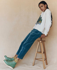 The Great. Pants | The Velvet Wayne Jean. Blue Jewel - Women