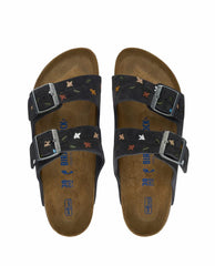 The Great. Shoes | The BIRKENSTOCK Arizona With Hand Painted Tooled Tulip. Velvet Gray - Women