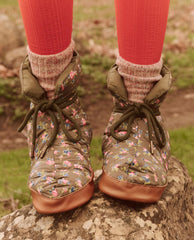 The Great. Shoes | The Down Quilted Puffer Slipper. Cypress Basin Floral - Women