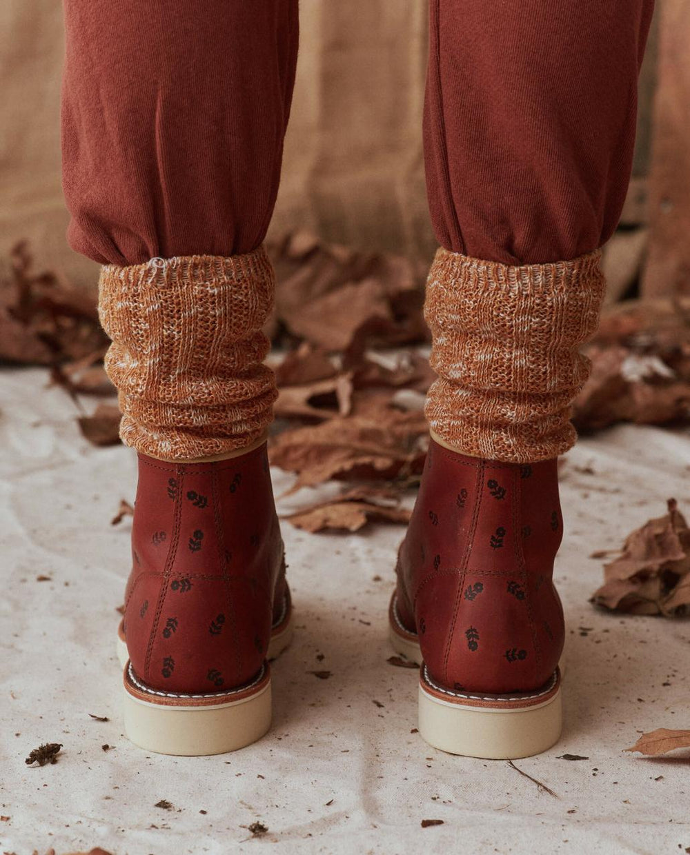 The Great. Shoes | The Red Wing Heritage Boot. Oro Legacy Embossed Floral - Women