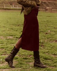 The Great. Skirts & Shorts | The Column Skirt. Cord Cinnabar - Women