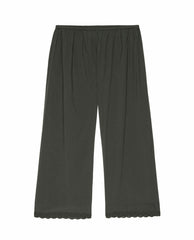 The Great. Sleep Bottoms | The Eyelet Easy Sleep Pant. Black - Women