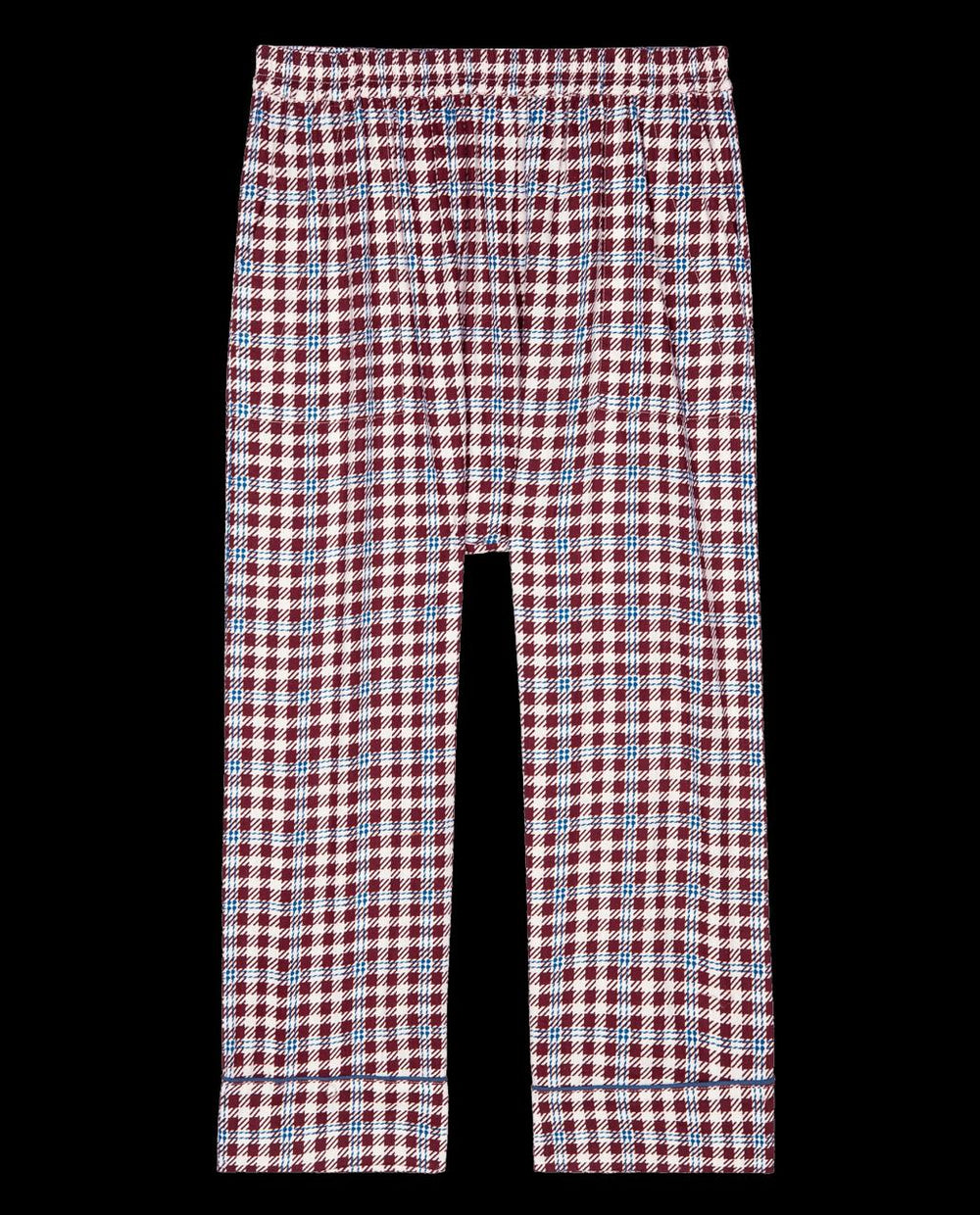 The Great. Sleep Bottoms | The Pajama Pant. Bordeaux Plaid - Women
