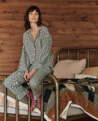 The Great. Sleep Bottoms | The Pajama Pant. Winter Pine Plaid - Women