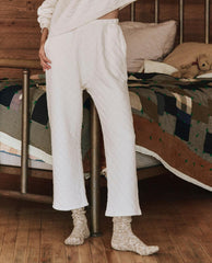 The Great. Sleep Bottoms | The Quilted Pajama Pant. Washed White - Women