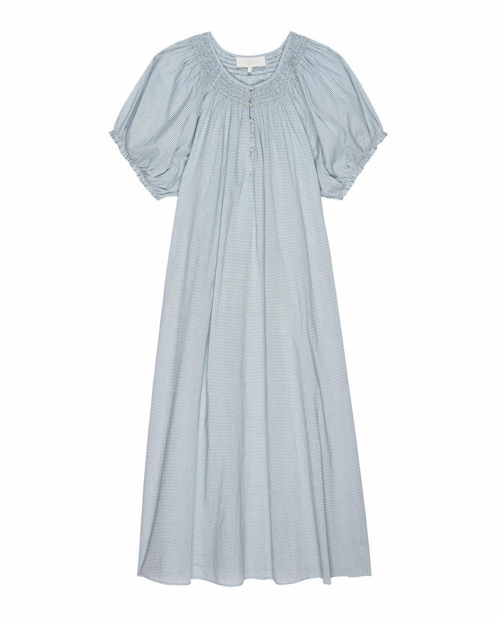 The Great. Sleep Dresses | The Smocked Sleep Dress. Blue Star Print - Women