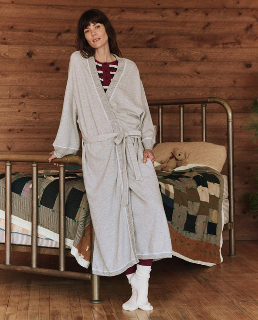 The Great. Sleep Robes | The Sweatshirt Robe. Heather Grey - Women