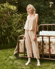 The Great. Sleep Tops | The Eyelet Tank. Soft Rosette - Women