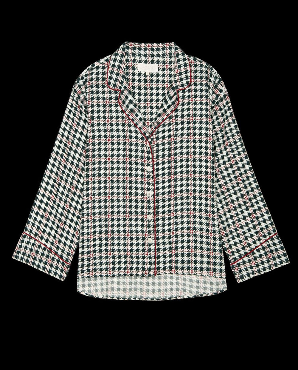 The Great. Sleep Tops | The Pajama Shirt. Winter Pine Plaid - Women