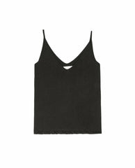 The Great. Sleep Tops | The Sleep Cami Tank. Washed Black - Women