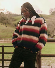 The Great. Sweaters | The Bubble Pullover. Reflection Stripe - Women