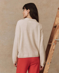 The Great. Sweaters | The Cashmere Polo Sweater. Ivory - Women