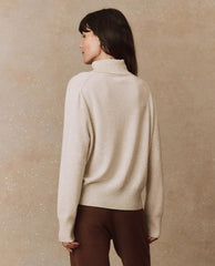 The Great. Sweaters | The Cashmere Turtleneck Sweater. Ivory - Women