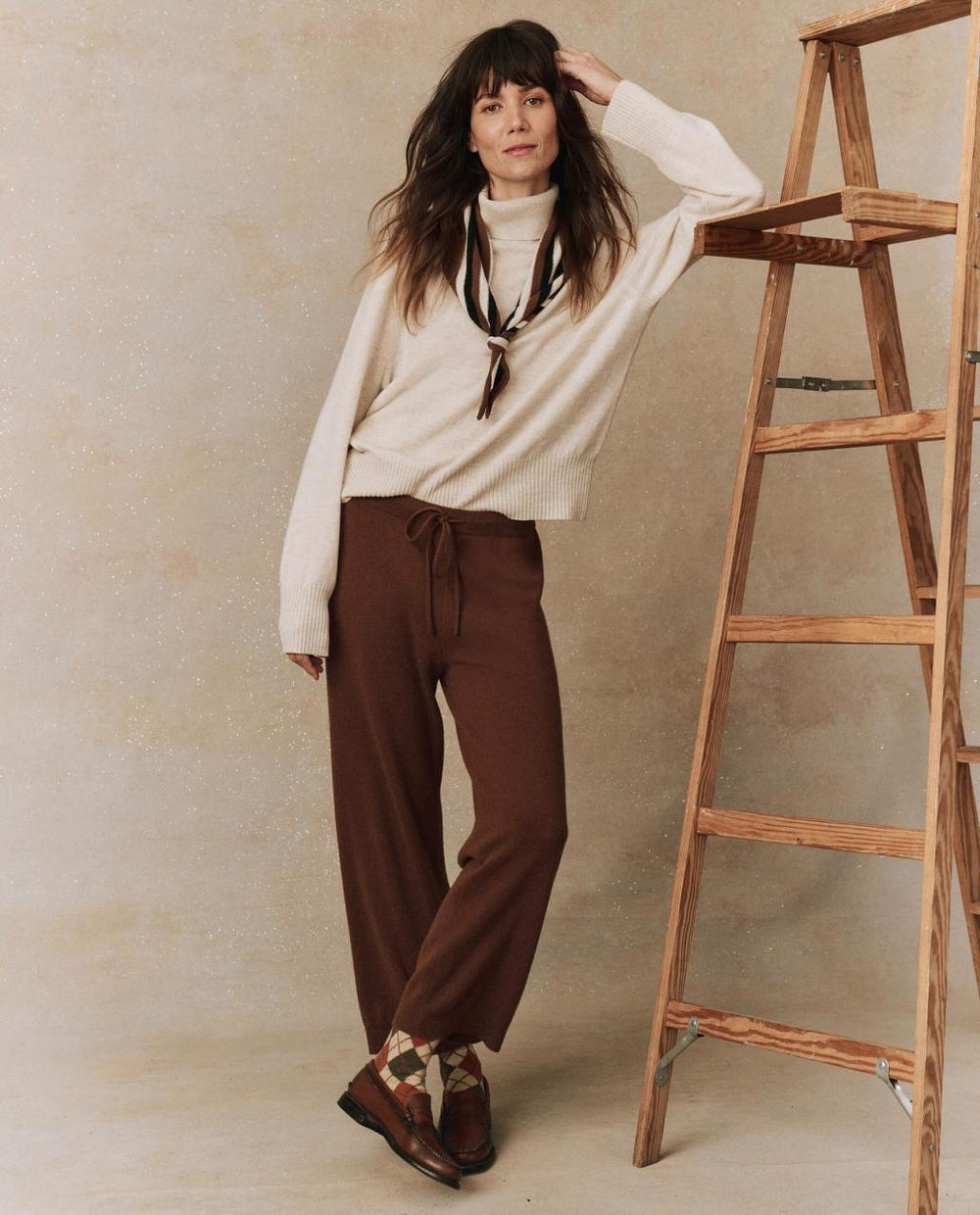 The Great. Sweaters | The Cashmere Turtleneck Sweater. Ivory - Women