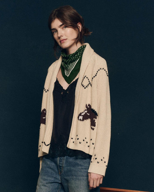 The Great. Sweaters | The Horse Lodge Cardigan. Cream - Women
