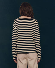 The Great. Sweaters | The Sailor Sweater. Black Stripe - Women