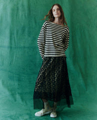 The Great. Sweaters | The Sailor Sweater. Black Stripe - Women